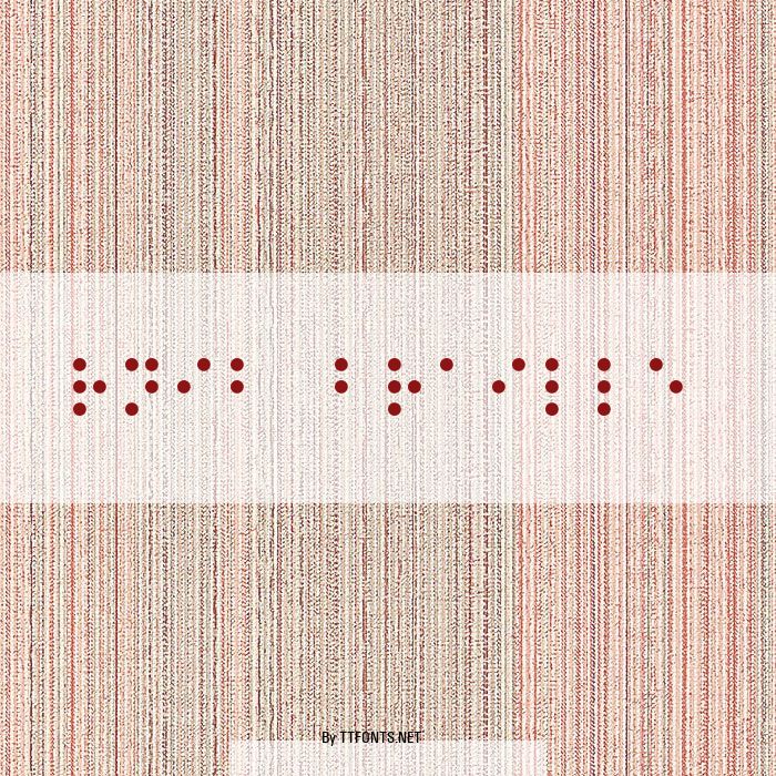 RNIB Braille example